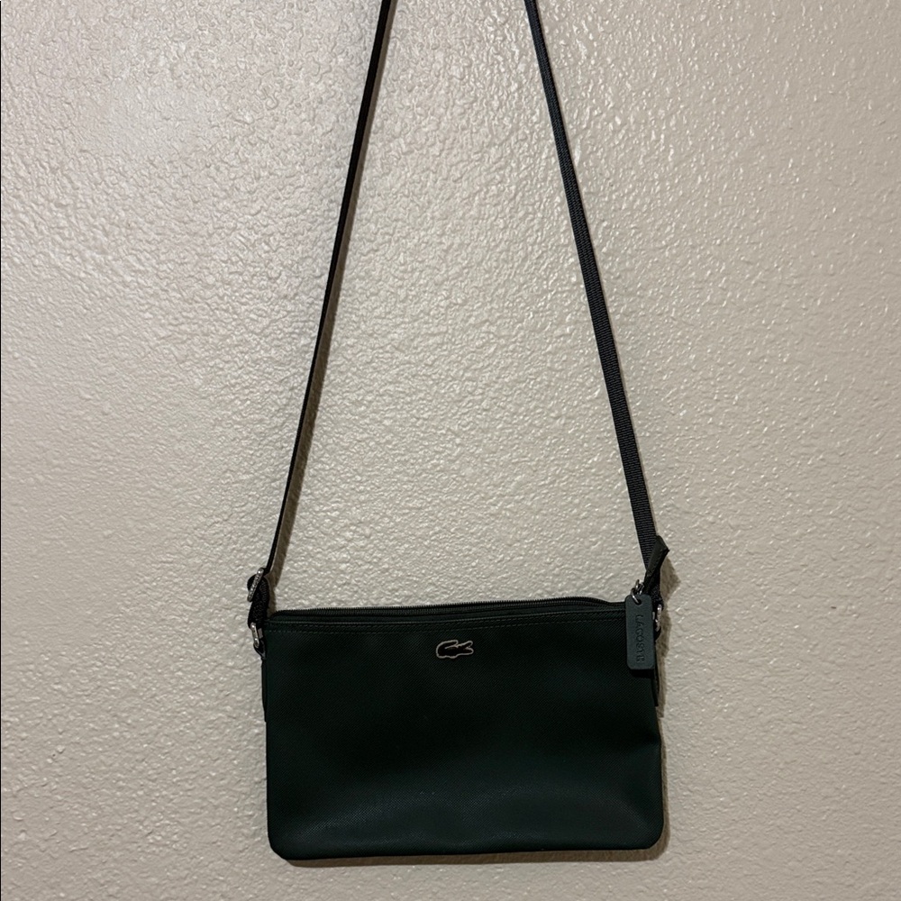 Lacoste Dark Green Crossbody Bag